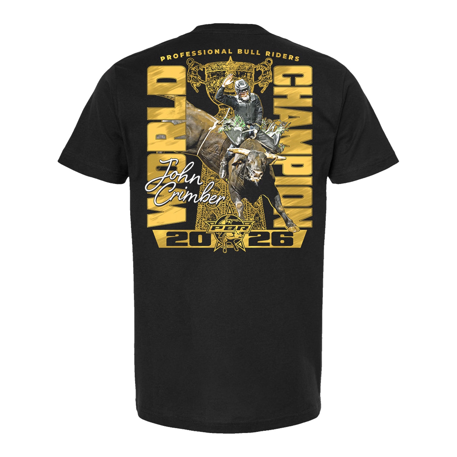 Keyshawn Whitehorse Signature Portrait Rider T-Shirt - Black – PBR