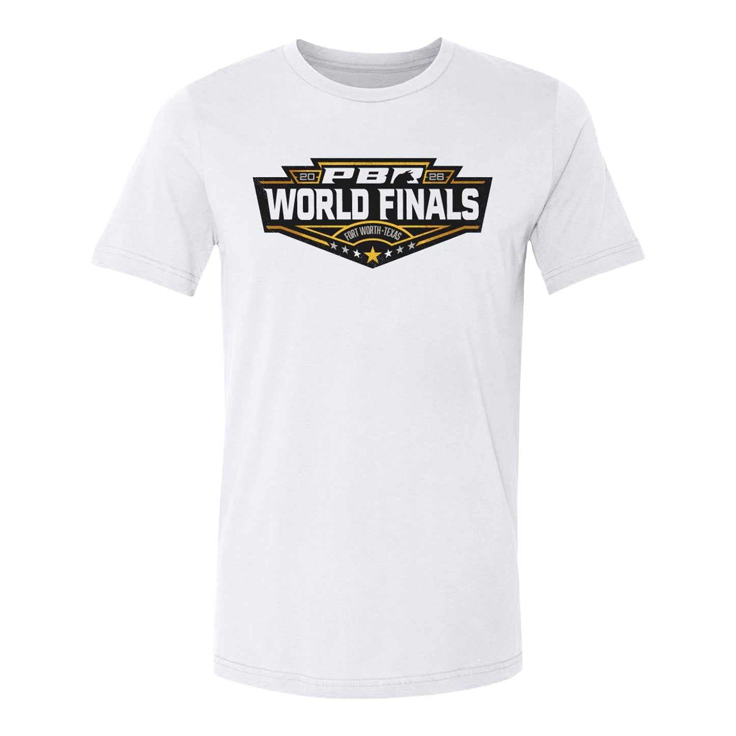 PBR 2026 World Finals Online Exclusive Signature Logo T-Shirt - White