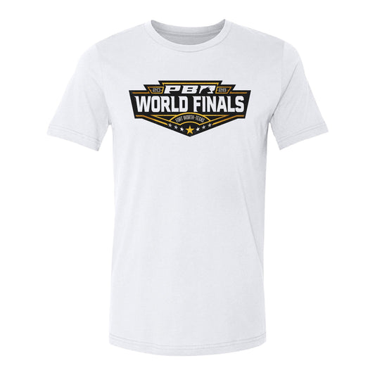 PBR 2026 World Finals Online Exclusive Signature Logo T-Shirt - White