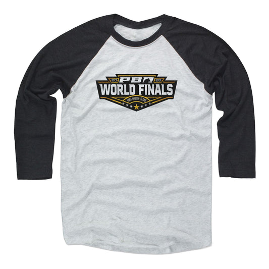 PBR 2026 World Finals Online Exclusive Signature Logo Baseball T-Shirt - Vintage Black / Heather White
