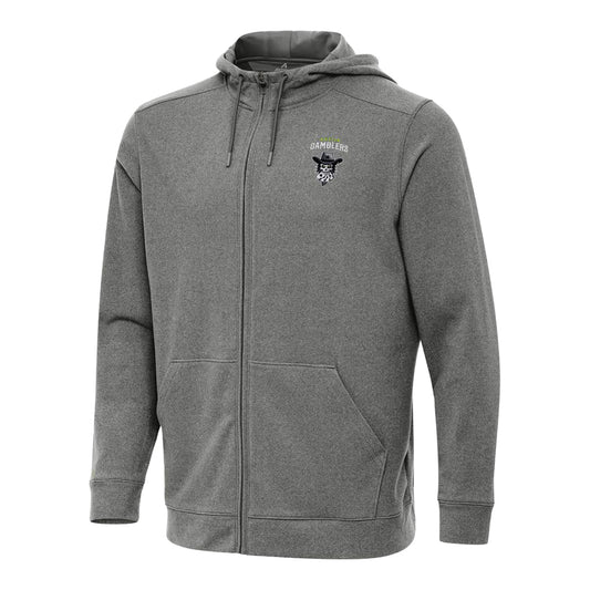 Austin Gamblers Effortless Full Zip Hoodie - Front View