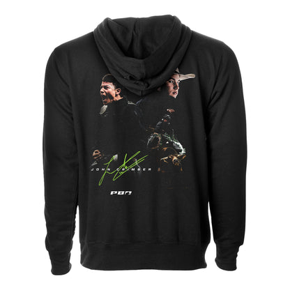 John Crimber Signature Portrait Rider Hoodie - Black