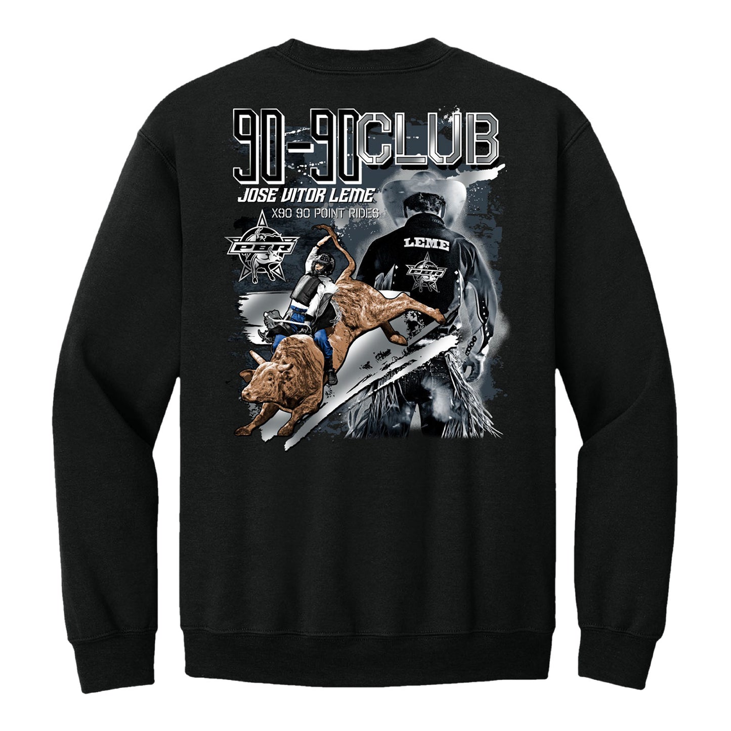 PBR Jose Vitor Leme 90 - 90 Club Crewneck Sweatshirt - Black
