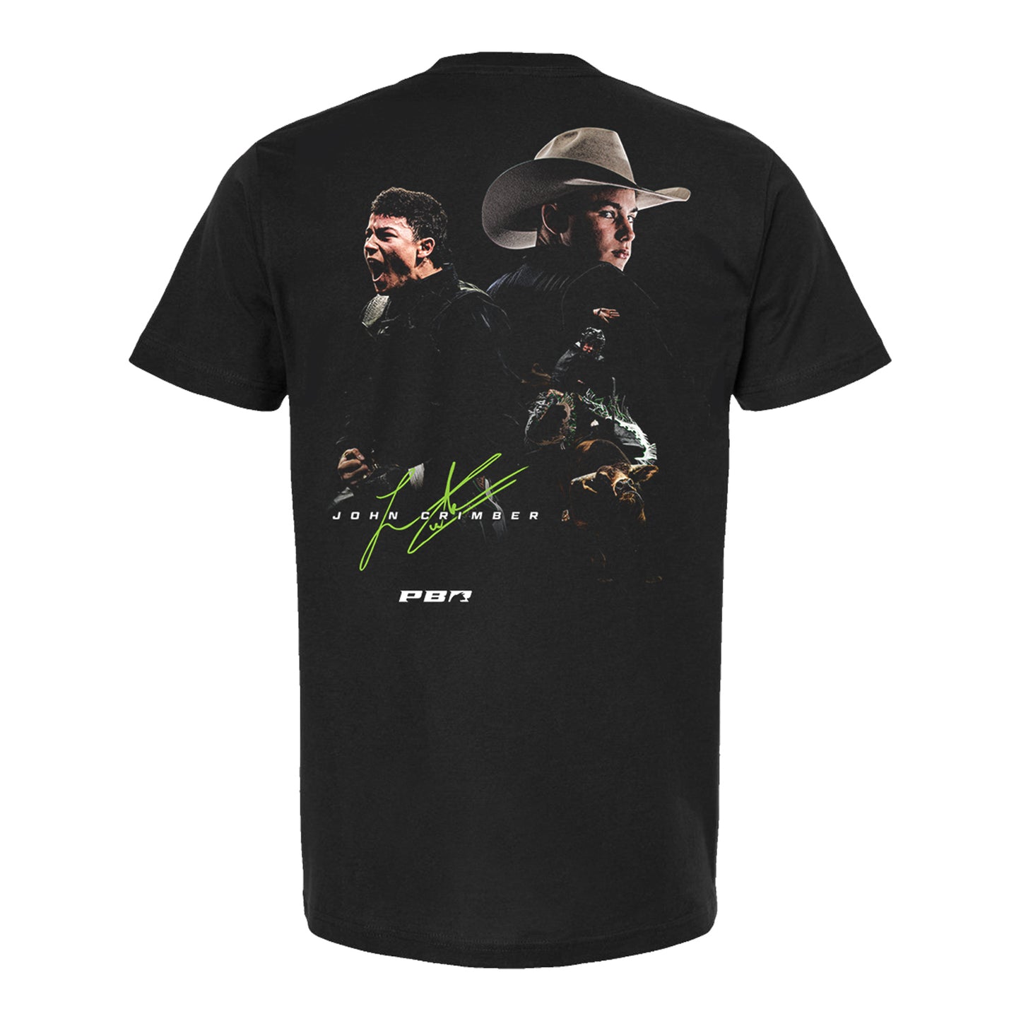 John Crimber Signature Portrait Rider T-Shirt - Black