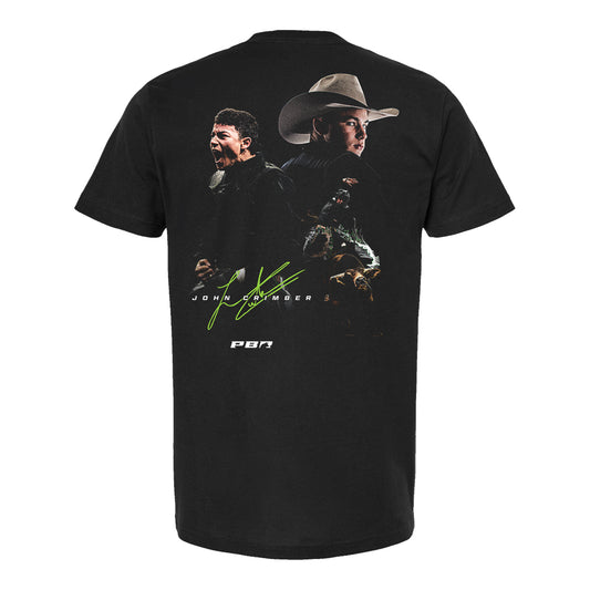 John Crimber Signature Portrait Rider T-Shirt - Black