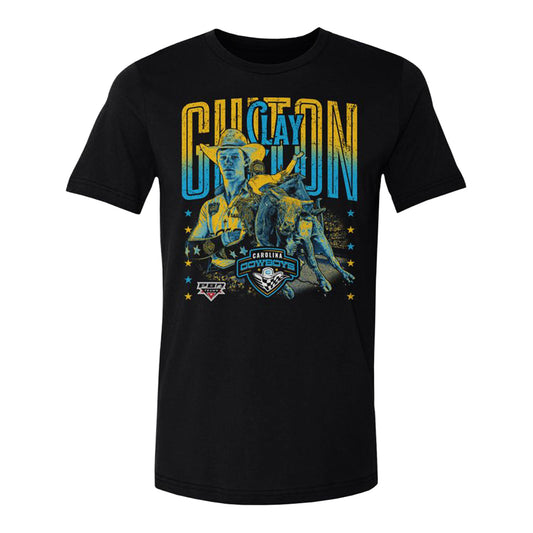 Clay Guiton Portrait Rider T-Shirt - Black