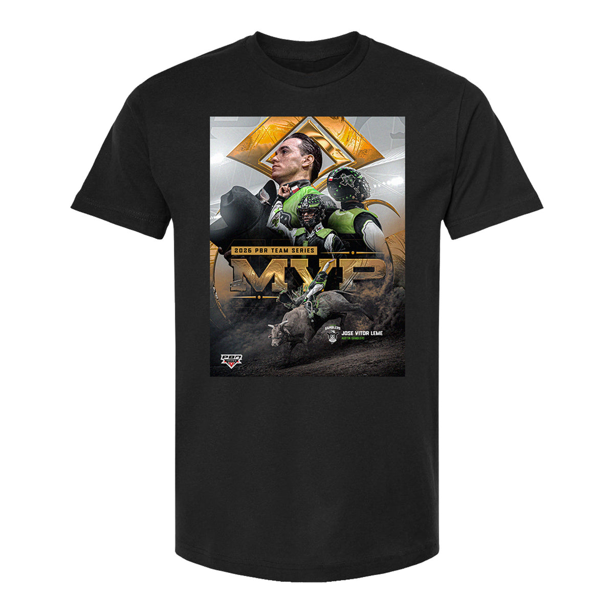 PBR Teams 2026 MVP José Vitor Leme T-Shirt - Black