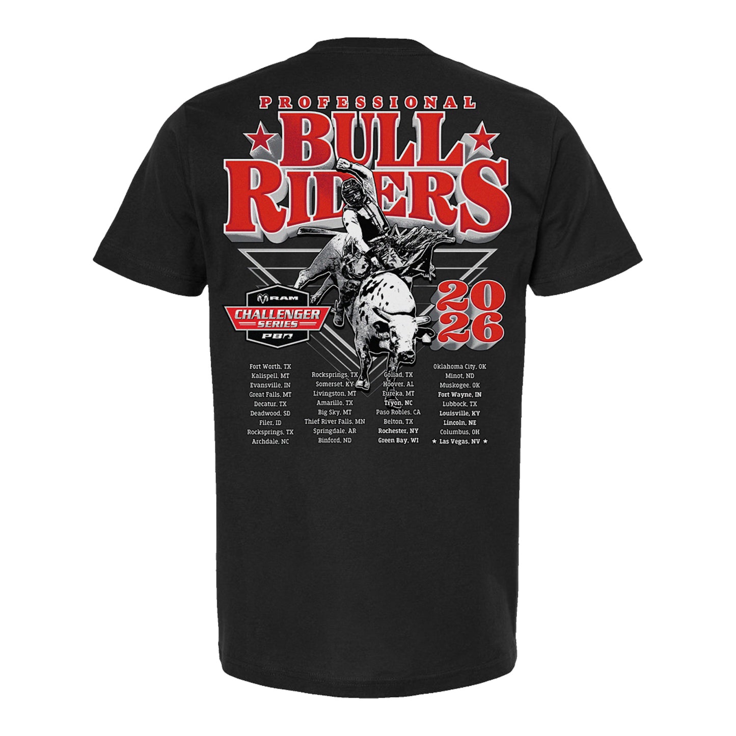 2026 Challenger Routing T-Shirt - Black