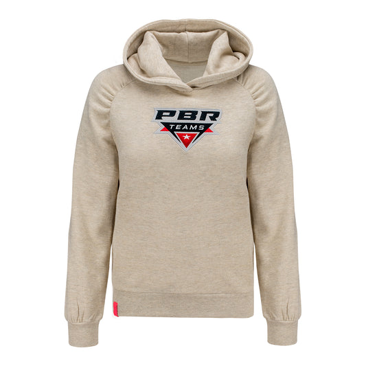 PBR Ladies French Terry Embroidered Teams Hooded Sweatshirt - Front View