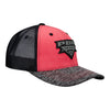 PBR Teams Meshback Hat in Red and Black - Angled Right Side View