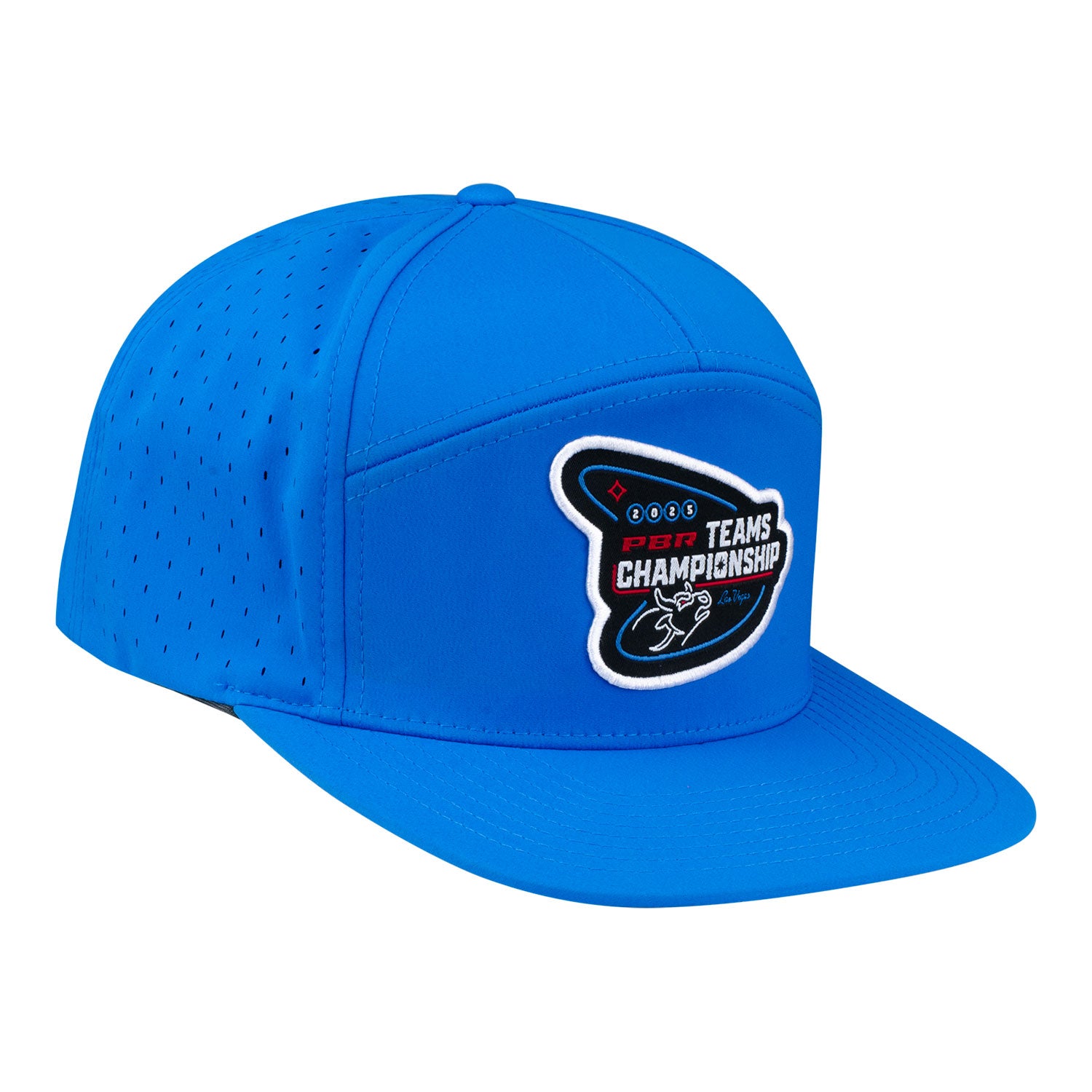 PBR 2025 Teams Championship Blue Performance Hat - Angled Right Side View