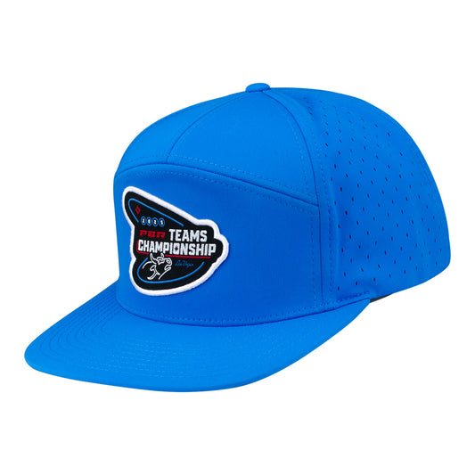 PBR 2025 Teams Championship Blue Performance Hat - Angled Left Side View