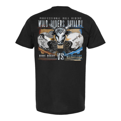 Wild Riders Rivalry T-Shirt - Ridge Riders vs. Wildcatters - Back View