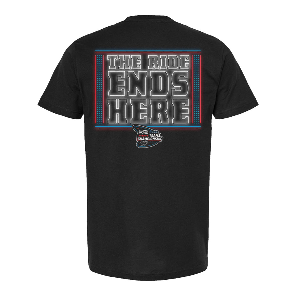 PBR Teams Championship 2025 Neon Lights T-Shirt - Back View