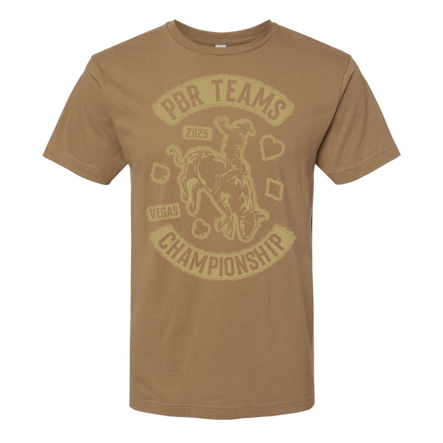 PBR 2025 Teams Championship Stitched Rider T-Shirt - Front View
