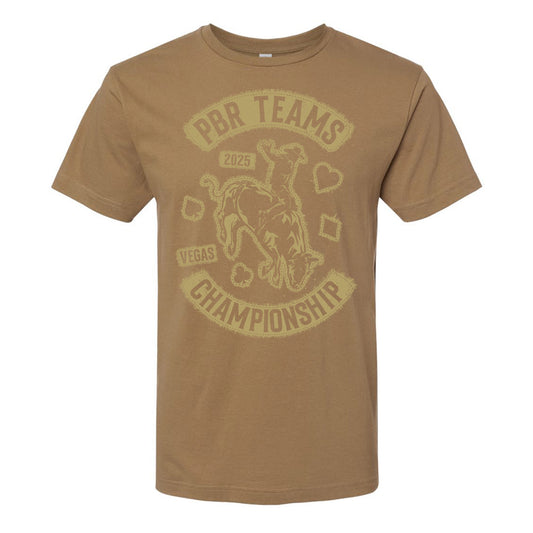 PBR 2025 Teams Championship Stitched Rider T-Shirt - Front View