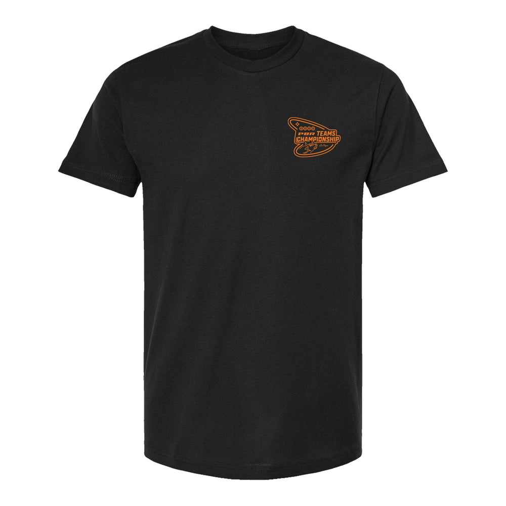 PBR 2025 Teams Championship Bull Action Event T-Shirt - Front View