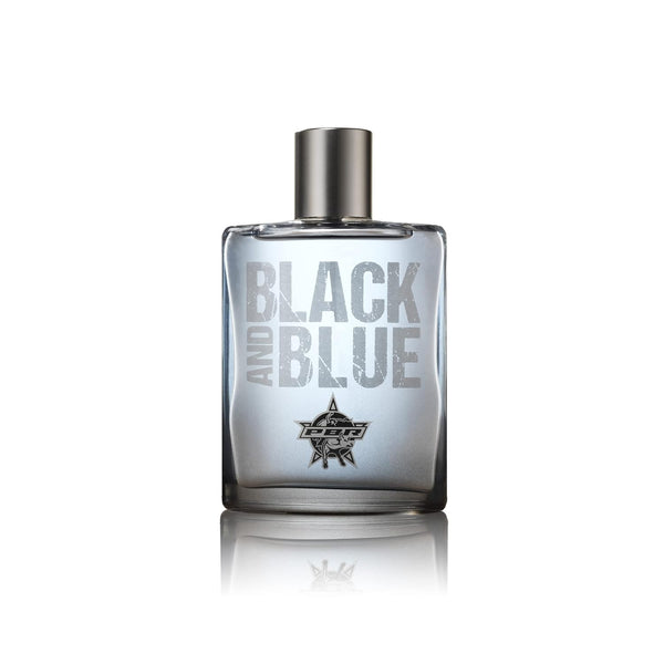 Black & Blue Cologne in Black - Bottle Front View