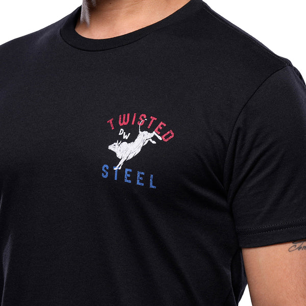 Dana White's Twisted Steel T-Shirt - Close up front