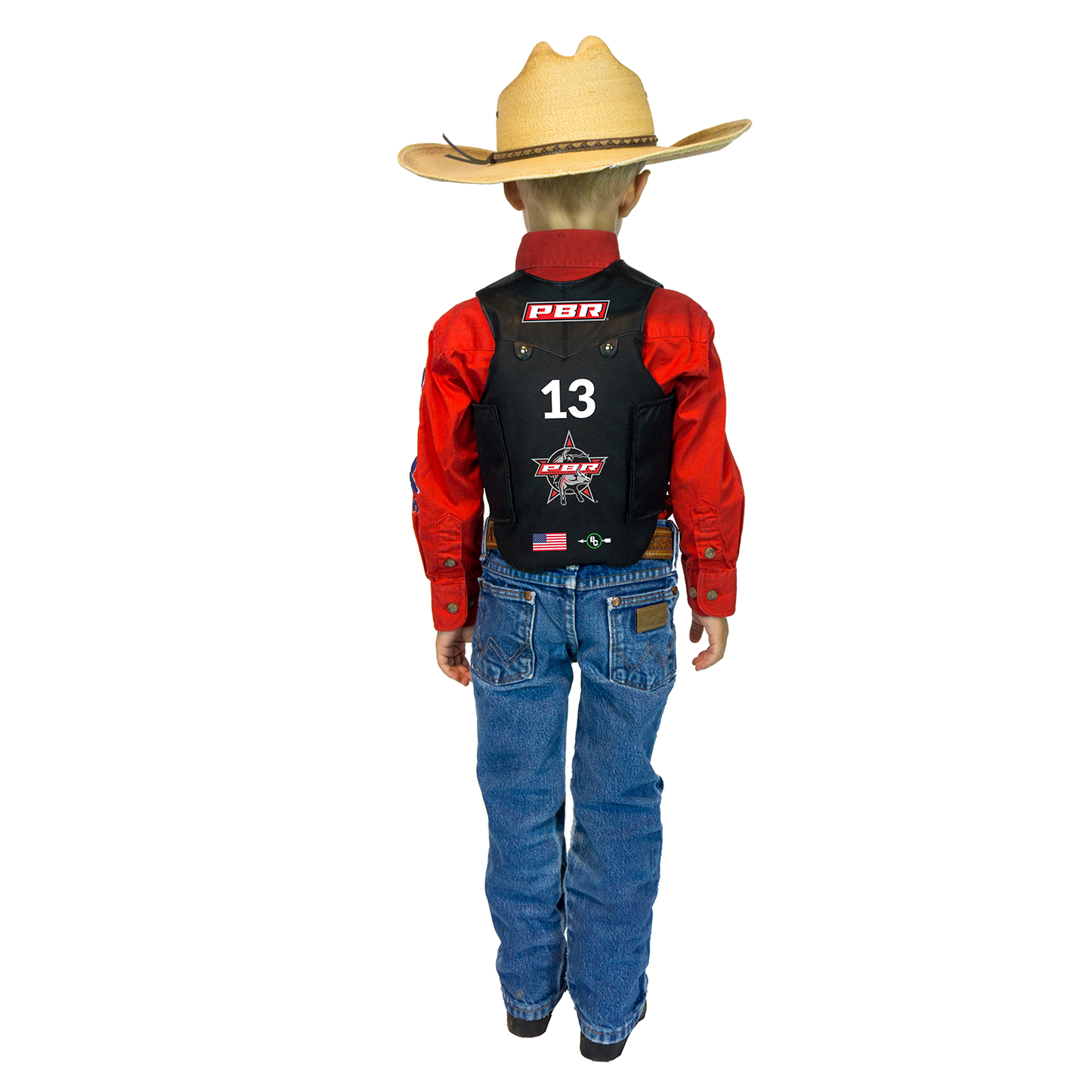  Youth Play Vest - Lifestyle Back View