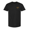 Oklahoma Wildcatters 2024 Event T-Shirt in Black - Front View