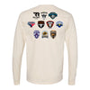 PBR 2024 Teams Long Sleeve Shirt in Ivory - Back View