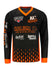 Kansas City Outlaws Jersey in Black and Orange - Front View
