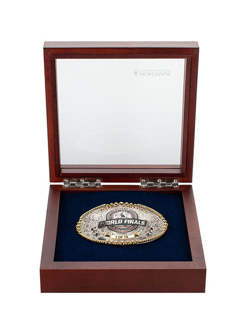 2023 PBR World Finals Limited Edition Belt Buckle - In Box Opened