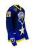 Nashville Stampede Jersey in Blue and Yellow - Right Side View