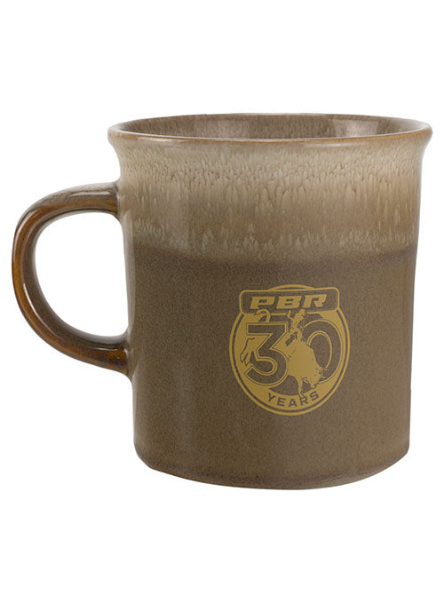 PBR 30th Anniversary Mug in Tan - Side View