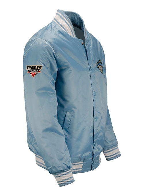 Carolina Cowboys Jacket in Light Blue - Right Side View