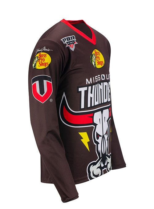 Missouri Thunder Jersey in Brown - Right Side View