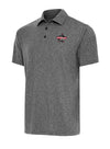 PBR Patch Polo Shirt in Grey - Front View