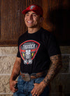 Missouri Thunder T-Shirt in Black on Andrew Alvidrez