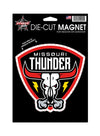 Missouri Thunder Die-cut Magnet