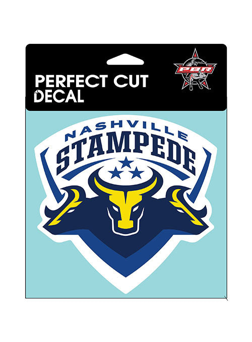Nashville Stampede 6x6 Decal - Front View