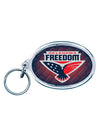 Oklahoma Freedom Acrylic Key Ring