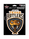 Texas Rattlers Die-cut Magnet
