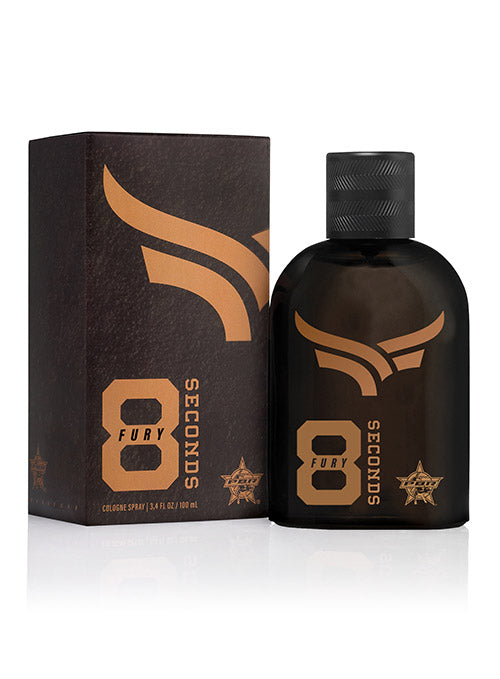 8 Seconds Fury Cologne by PBR - Bottle and Box View