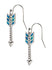 Sky Fletched Arrow Jewelry Set - Earrings - Front View