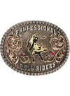 PBR Golden Rider Icon Belt Buckle