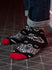 Wrangler Bandana Sock in Black and Red - Model Shot