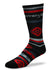Wrangler Out West Sock in Black and Red - Side View
