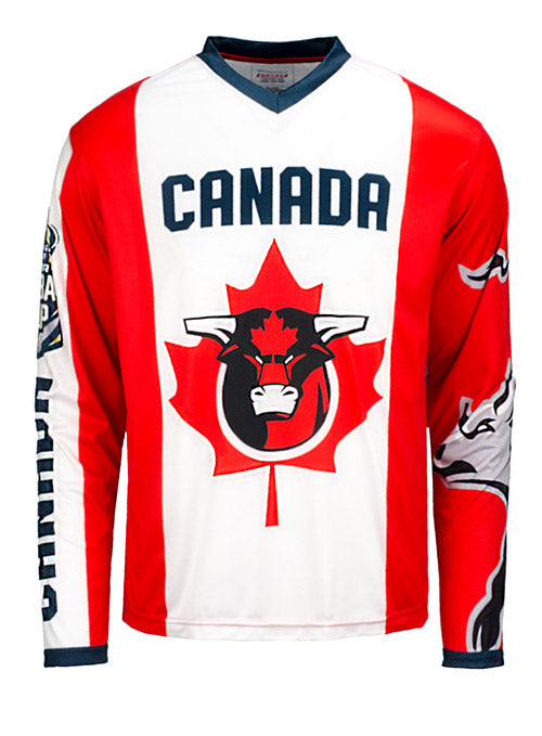 PBR Global Cup Canada Sublimated Performance Jersey - Front View