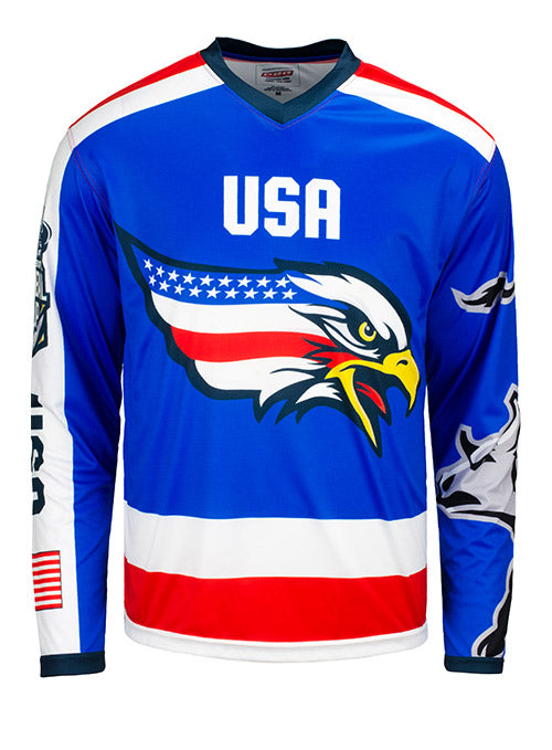 PBR Global Cup USA Eagles Sublimated Jersey | PBR Shop