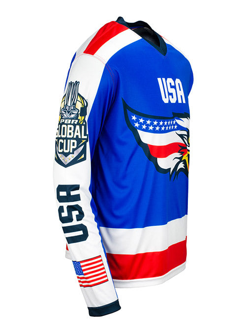 PBR Cooper Tires Stars & Stripes Long Sleeve Jersey