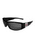 Chrome Wrap Sunglasses - Front/Right View