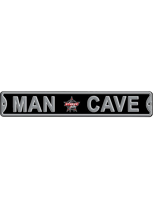 PBR Man Cave Street Sign - Front View
