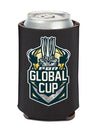 PBR Global Cup Koozie in Black - Front View
