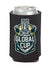 PBR Global Cup Koozie in Black - Front View